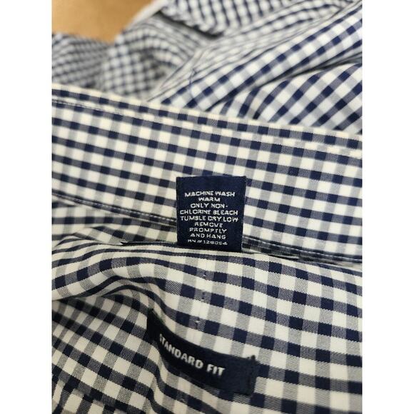 Bonobos Long Sleeve Black white checker Button Down Shirt 15.5 33 standard fit - Picture 6 of 6